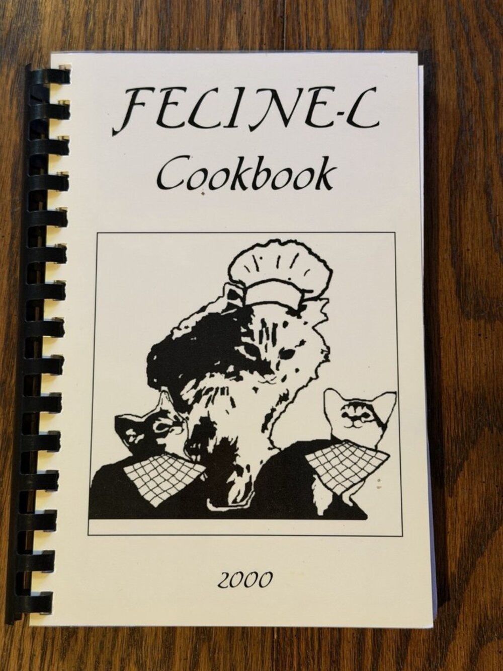 Feline-L Cookbook 2000 Spiral Bound‎ Excellent Condition